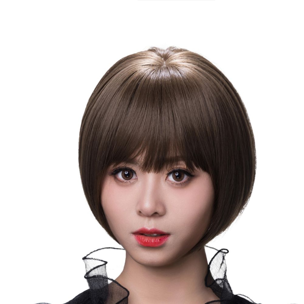 SUN9 ウィッグ ウイッグ 自然 ストレート フロント ストレート レース コスプレ かつら カツラ 女装 レディース 小顔 耐熱 フルウィッグ フル 女性 wig ショット ロリータ 可愛い カット レイヤー ギフト ボックス ネット スタンド 専用ブラシ ショート