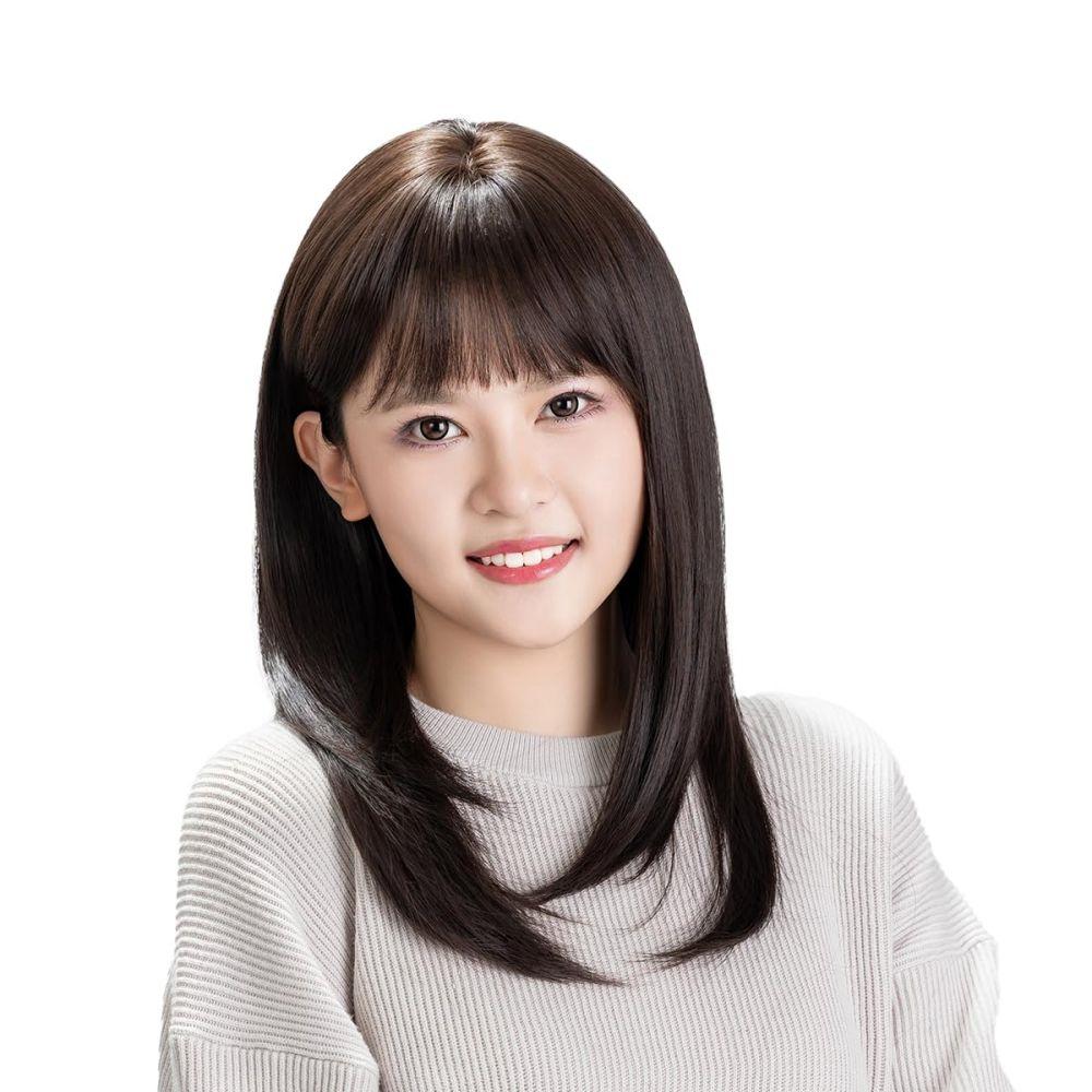SUN9 ウィッグ ウイッグ 自然 ストレート フロント ストレート レース コスプレ かつら カツラ 女装 レディース 小顔 耐熱 フルウィッグ フル 女性 wig ミディアムロング ロリータ 可愛い カット レイヤー ギフト ボックス ネット スタンド 専用ブラシ ウィッグ セット